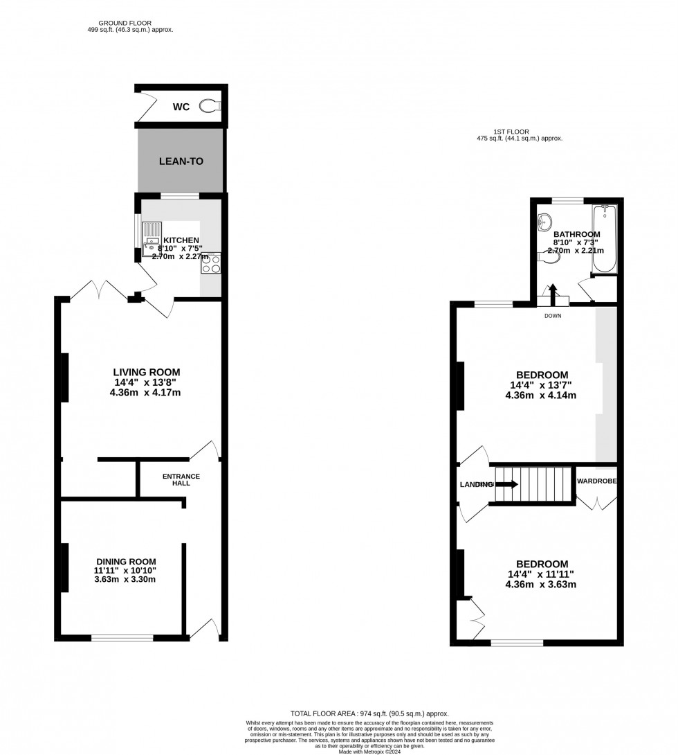 Floorplan for 80 South Oak Lane, Wilmslow, SK9