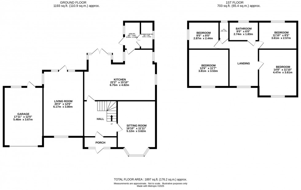 Floorplan for 97 Longhurst Lane, Mellor, Stockport, SK6
