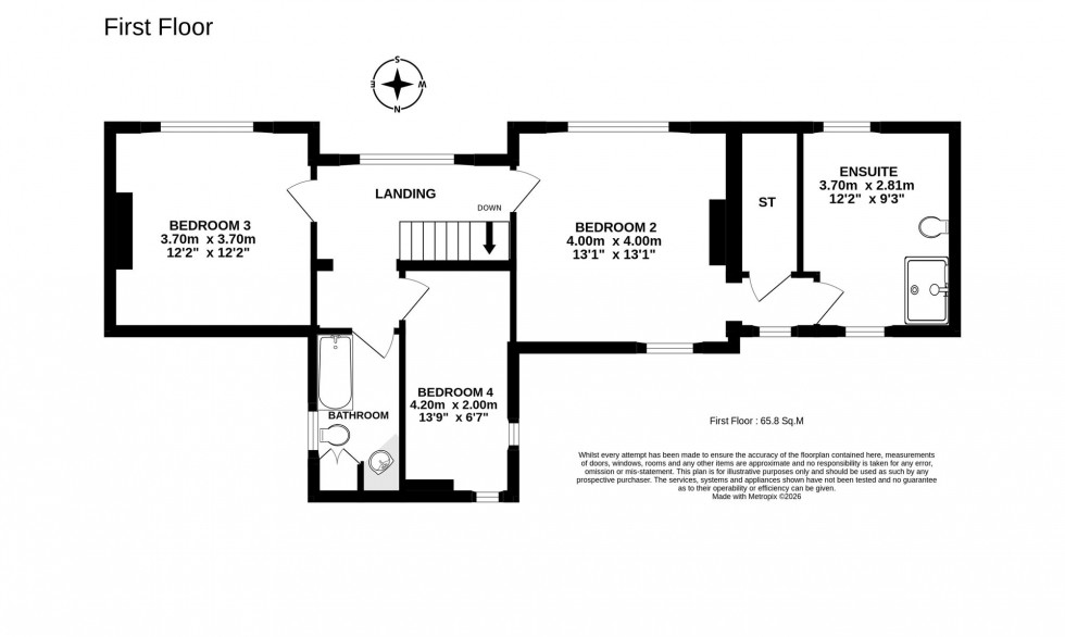 Floorplan for Booth Lane, Kinderton, CW10