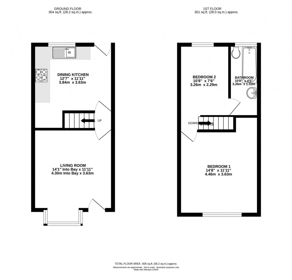 Floorplan for St Margarets Avenue, Burnage, M19