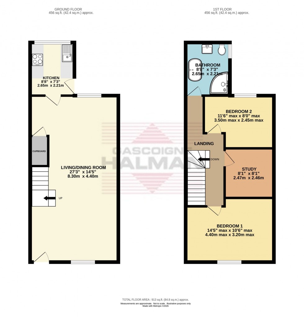 Floorplan for Platt Street, Padfield, SK13