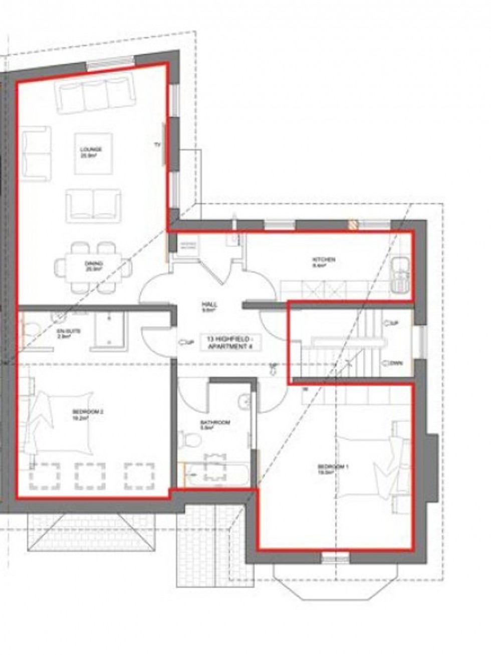 Floorplan for Highfield Avenue, Sale, M33