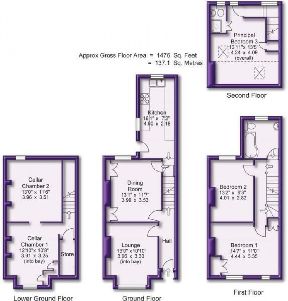Floorplan for Mayors Road, Altrincham
