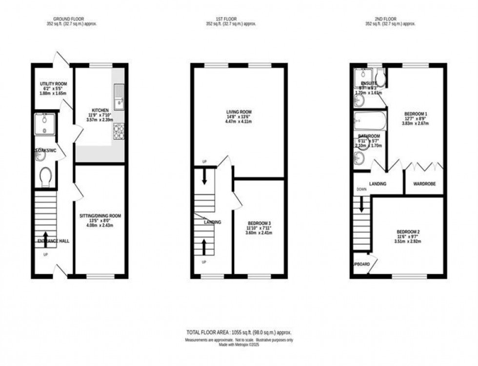 Floorplan for Great Oak Square, Mobberley