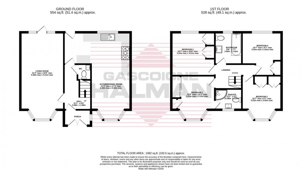 Floorplan for The Oval, Heald Green, SK8