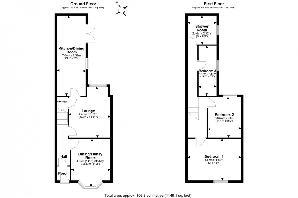 Floorplan for Weston Road, Runcorn, WA7