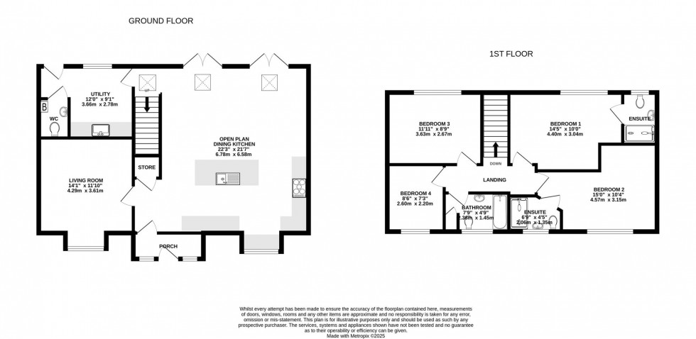 Floorplan for Bourne Street, Wilmslow, SK9