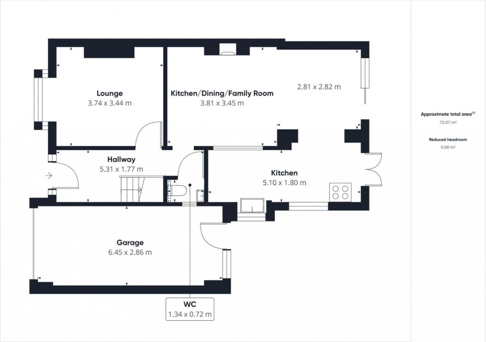 Floorplan for Toll Bar Road, Chester, CH3