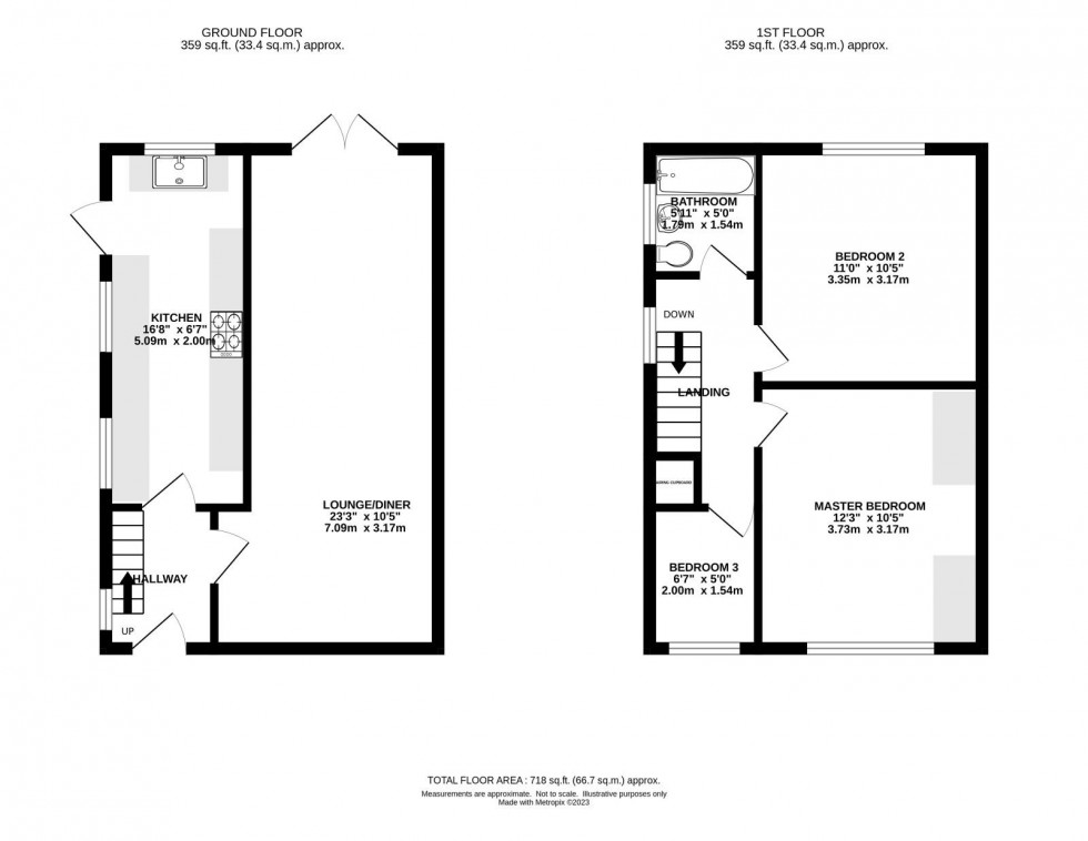 Floorplan for Tanfield Road, Didsbury