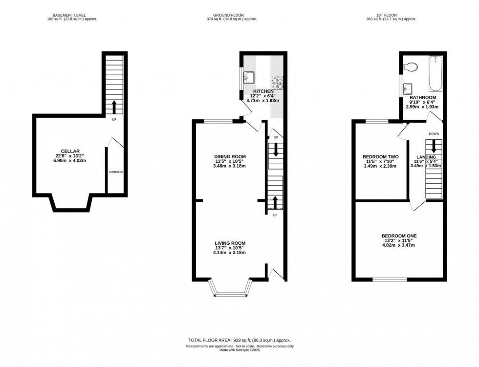 Floorplan for Albert Hill Street, Didsbury, M20
