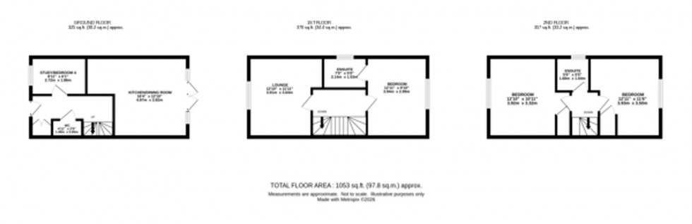 Floorplan for Treacle Avenue, Macclesfield, SK11