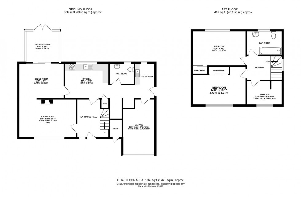 Floorplan for Knutsford Road, Cranage, CW4