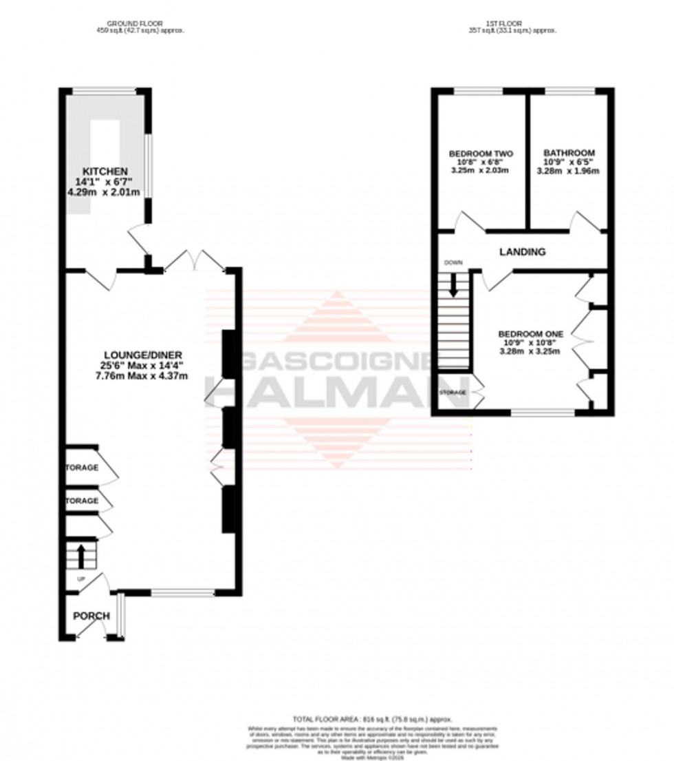 Floorplan for Temple Road, Sale, M33