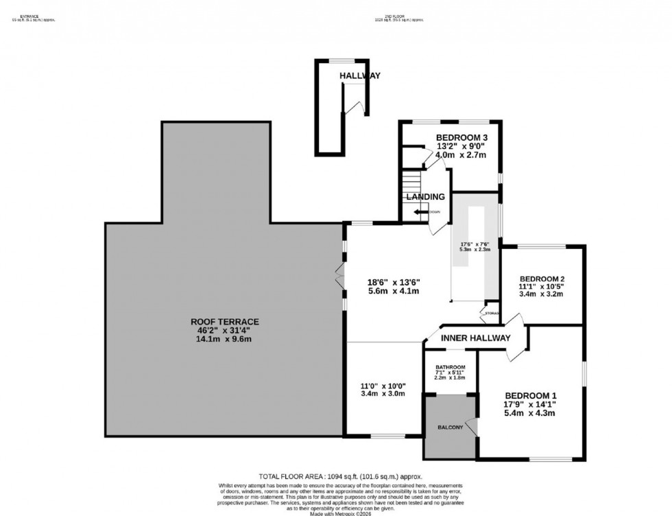 Floorplan for Leicester Road, Hale, WA15