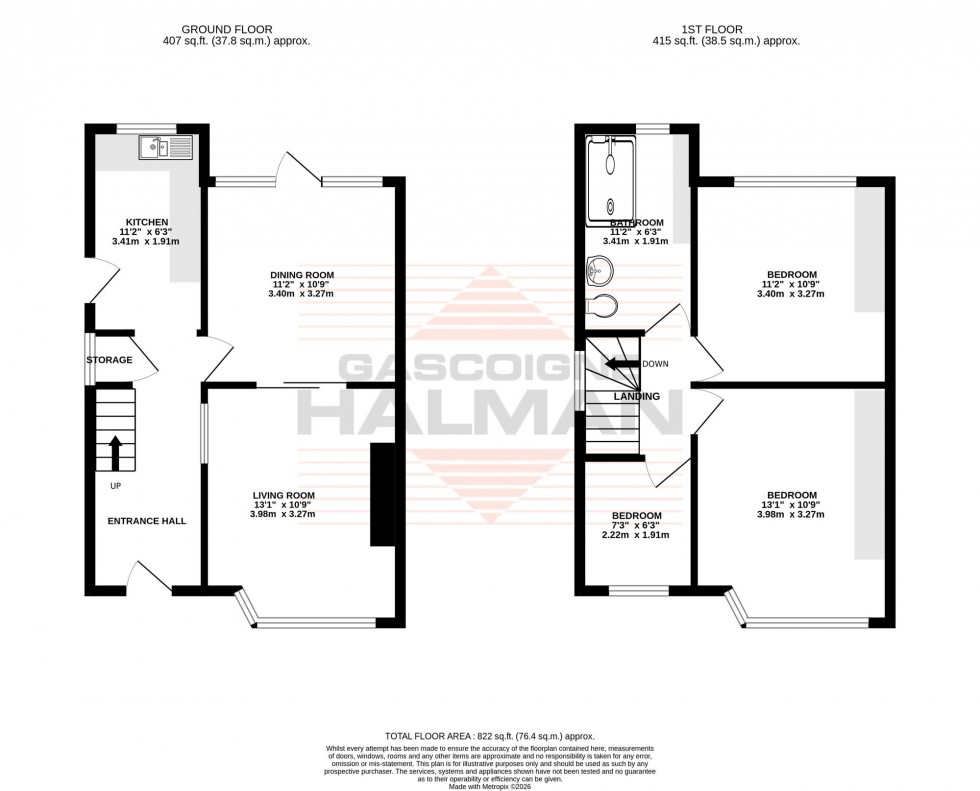 Floorplan for Carlyn Avenue, Sale, M33