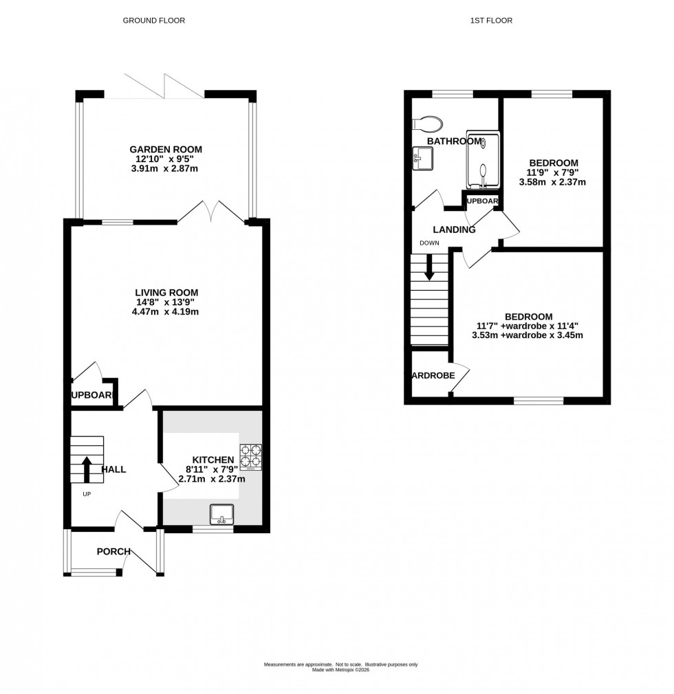Floorplan for Glenorchy Close, Holmes Chapel, CW4