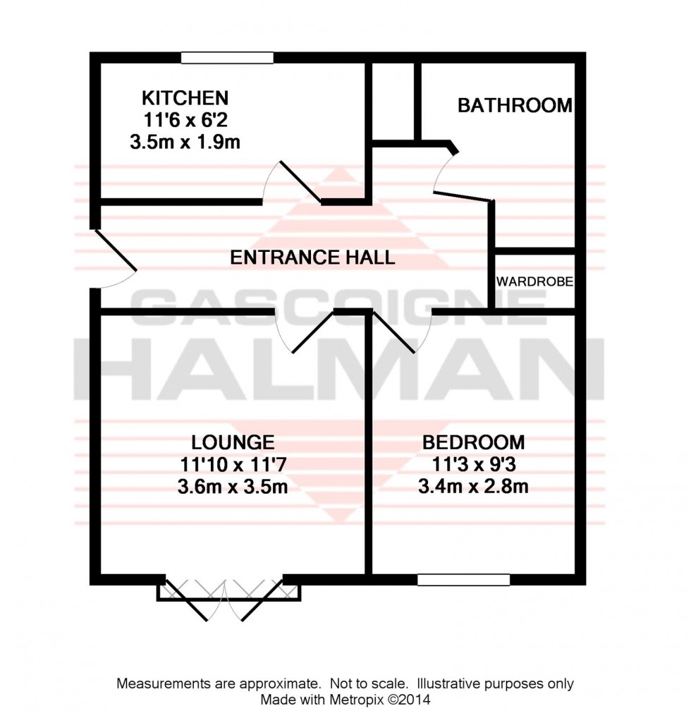 Floorplan for Calderbrook Court, Meadow Brook Way, Cheadle Hulme 