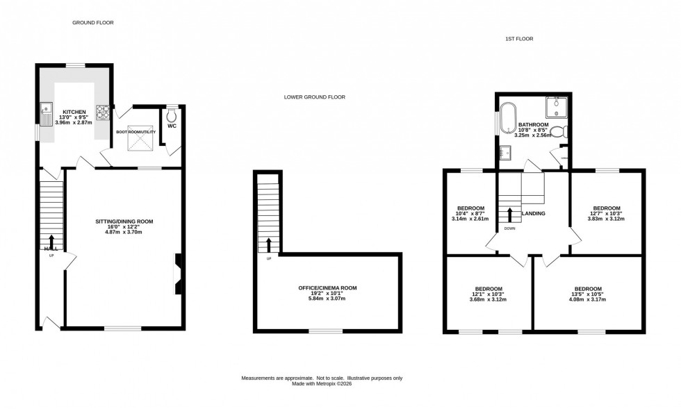 Floorplan for Dale Road, Dove Holes, SK17