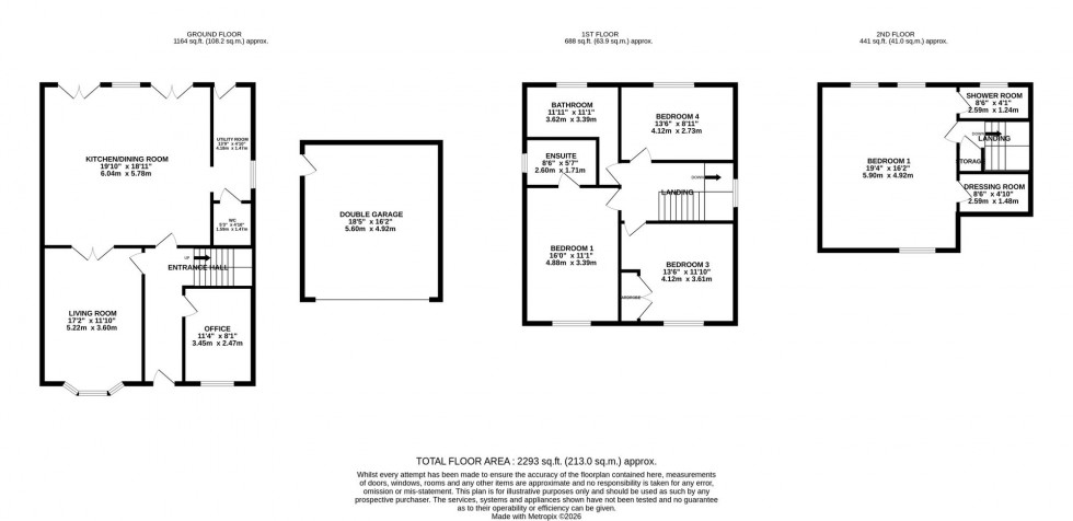 Floorplan for Bucklow Gardens, Lymm, WA13