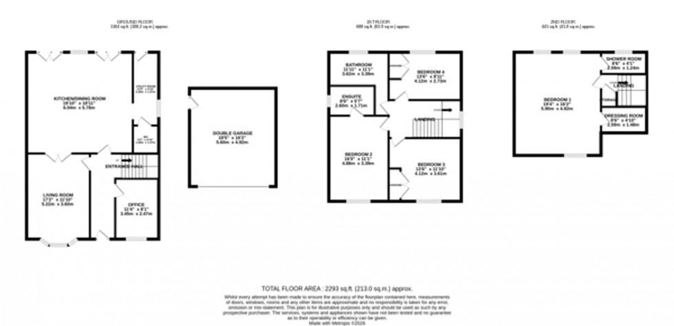 Floorplan for Bucklow Gardens, Lymm, WA13