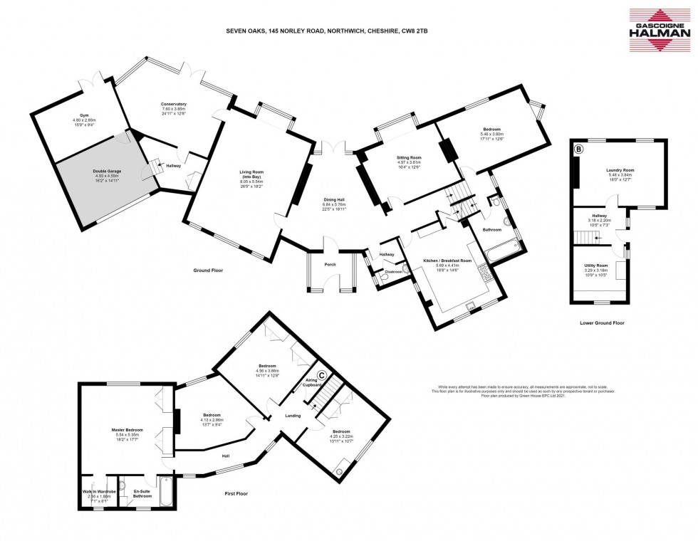 Floorplan for Norley Road, Cuddington, CW8