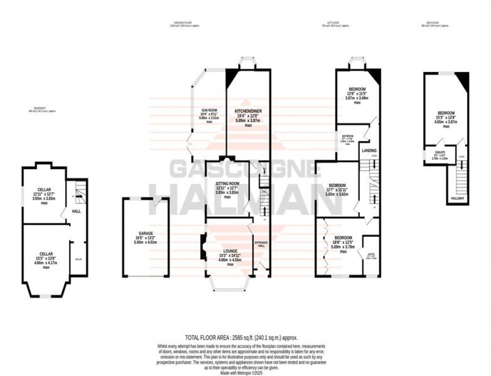 Floorplan for Albert Road, Sale