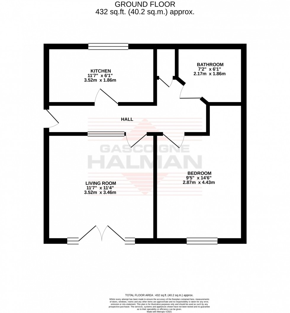 Floorplan for Calderbrook Court, Cheadle Hulme