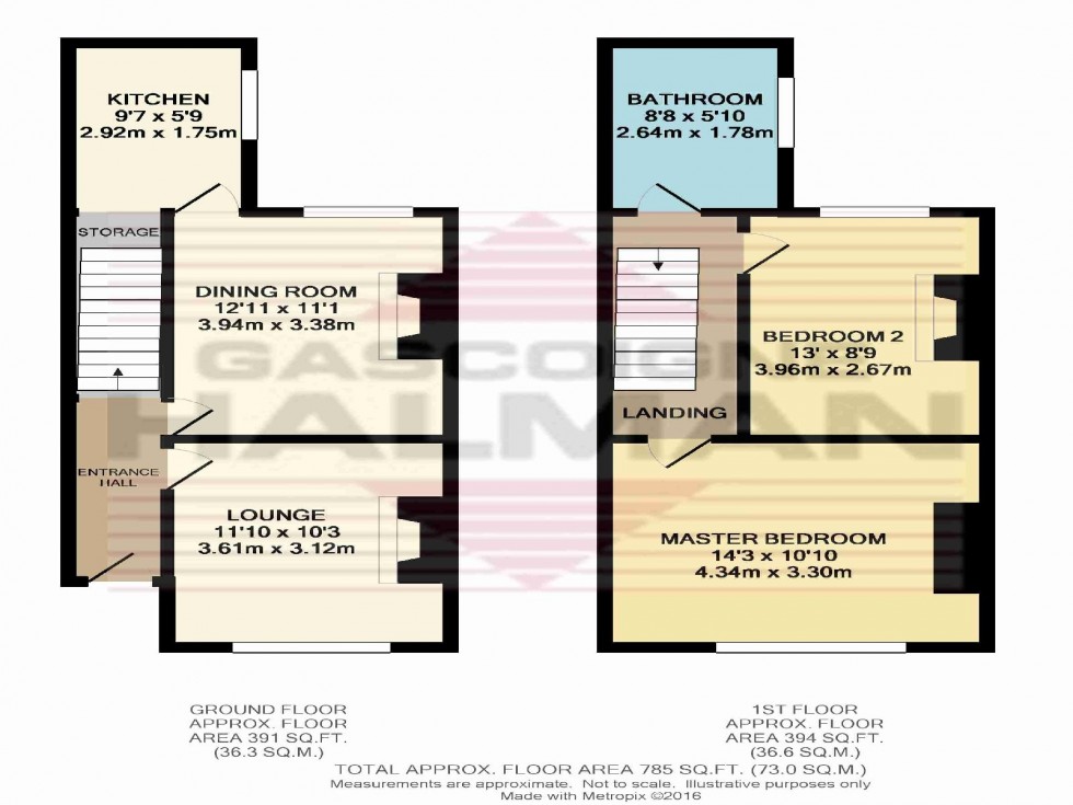 Floorplan for Moss Lane, Altrincham