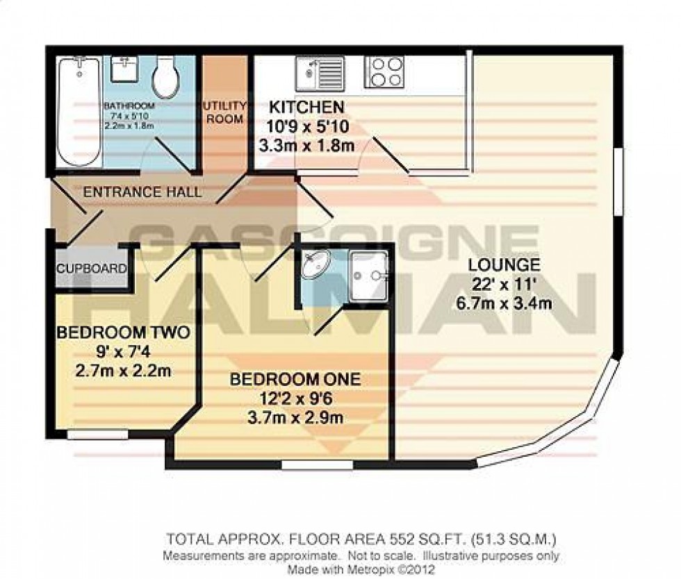 Floorplan for Central Road, Didsbury