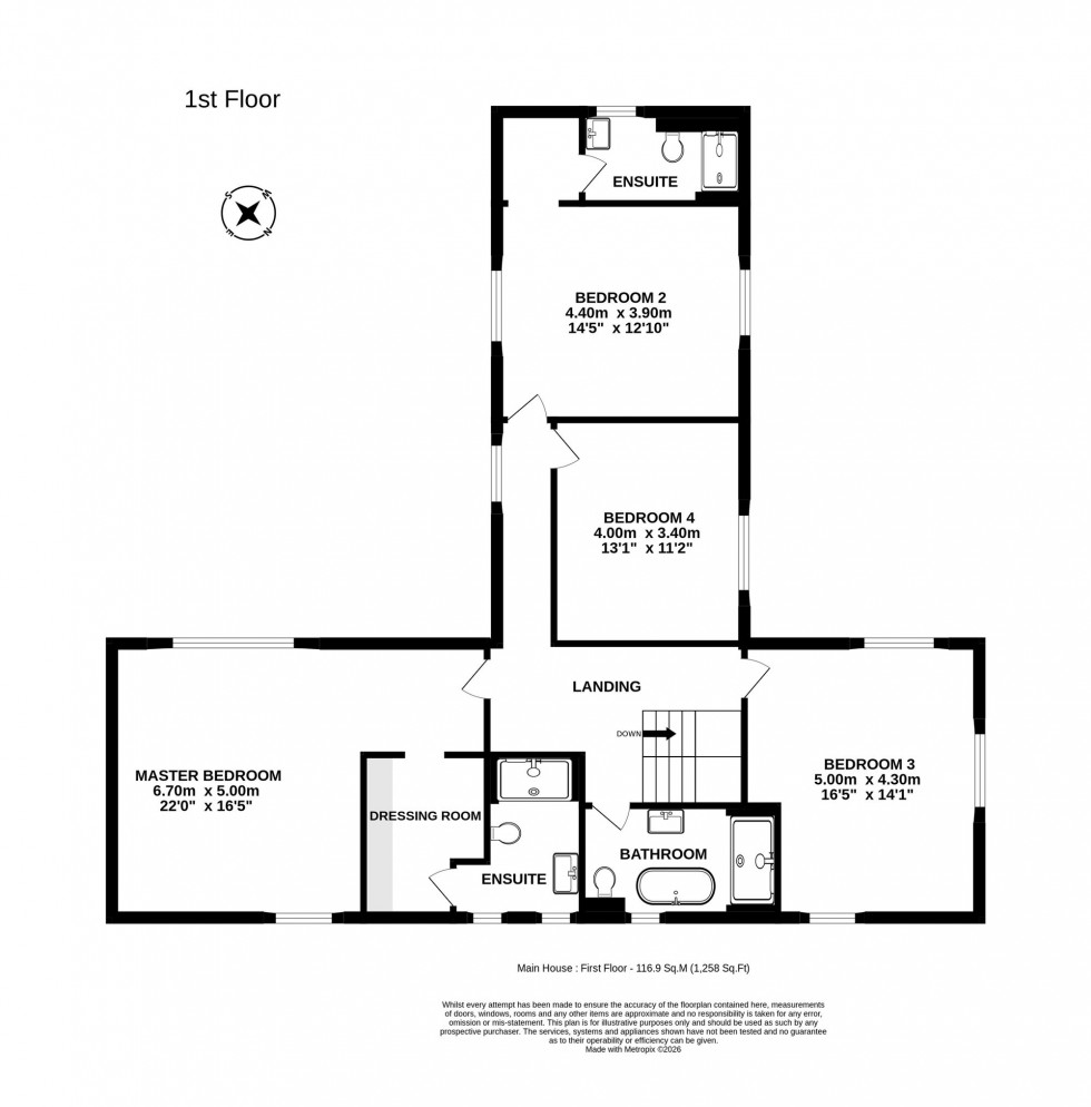 Floorplan for Bathwood Lane, Spurstow, CW6