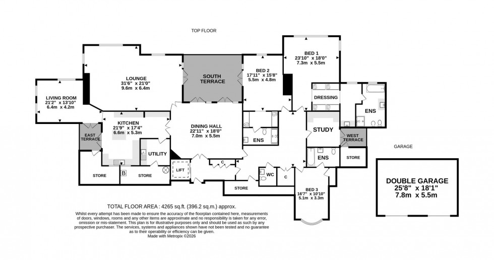 Floorplan for Forrest Hills, South Downs Road, WA14