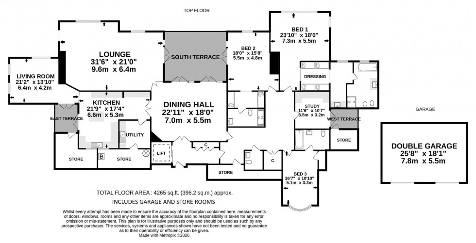 Floorplan for Forrest Hills, South Downs Road, WA14