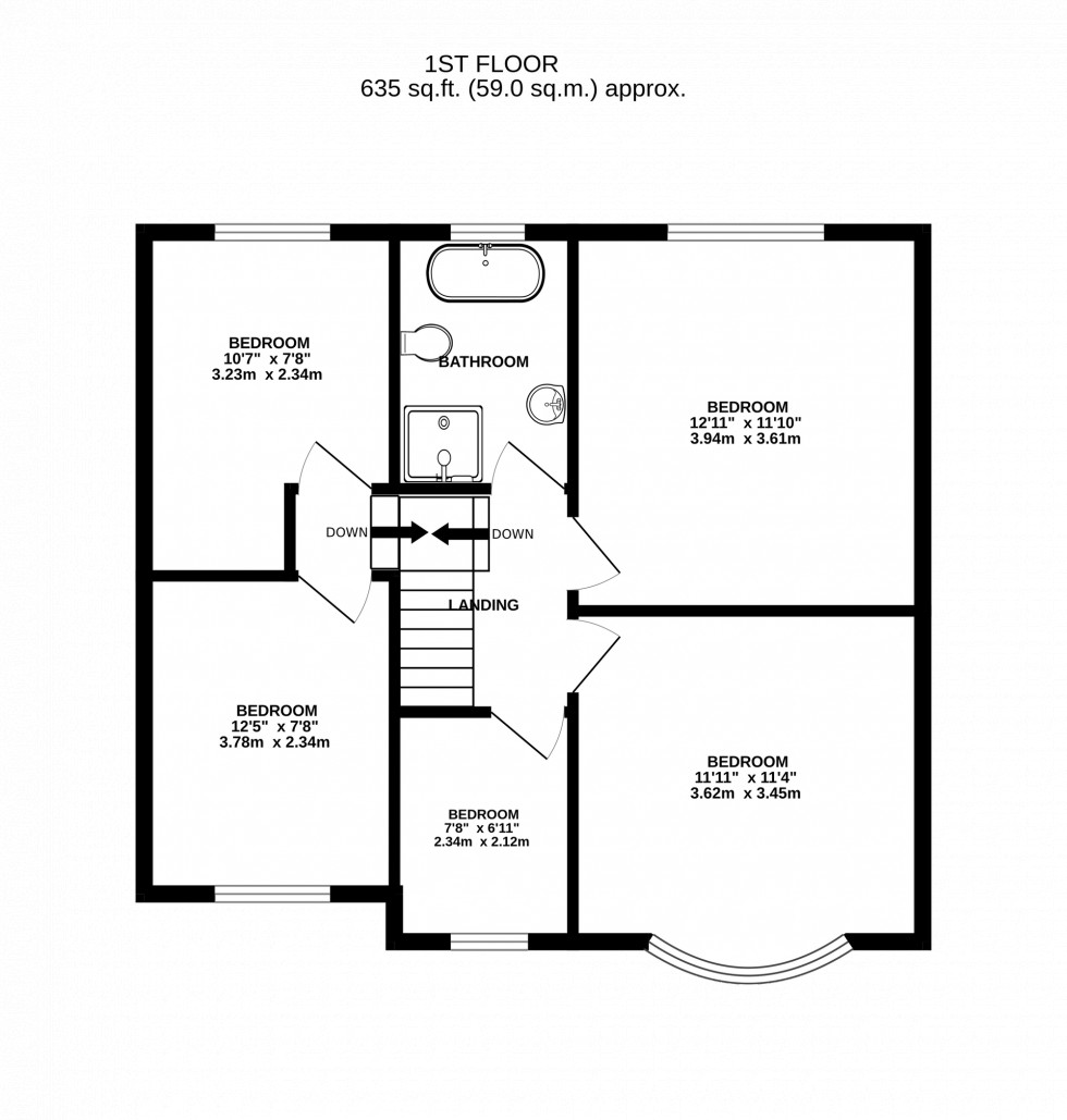 Floorplan for Manchester Road, Chapel-En-Le-Frith, SK23