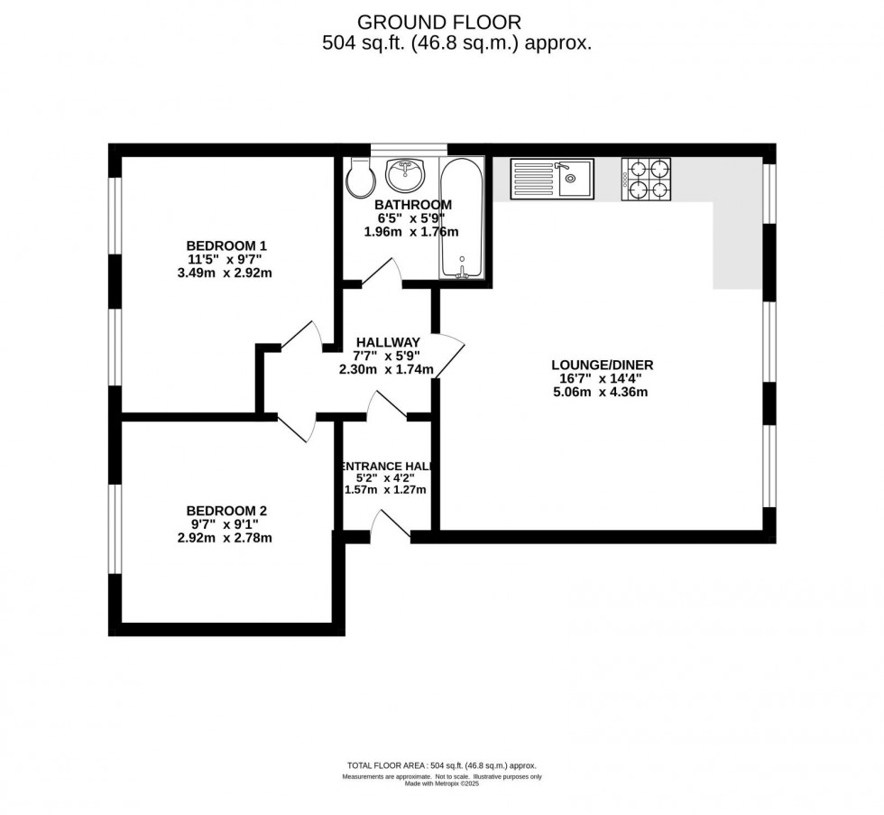 Floorplan for Parkgate House, Parkgate Avenue, Withington