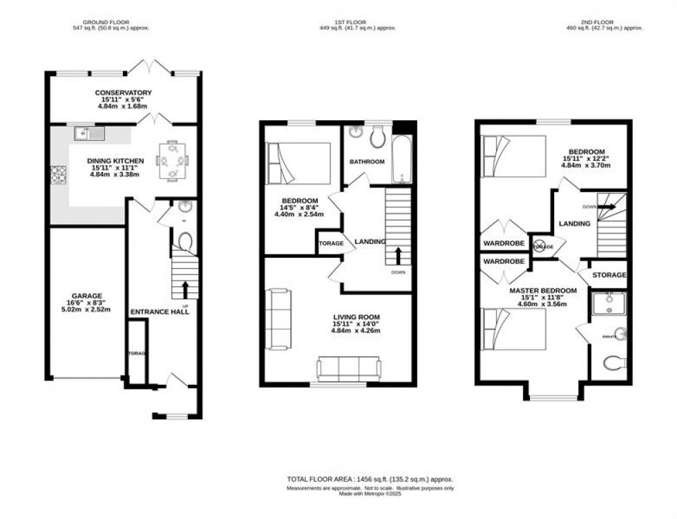 Floorplan for Bernisdale Road, Mobberley, Knutsford