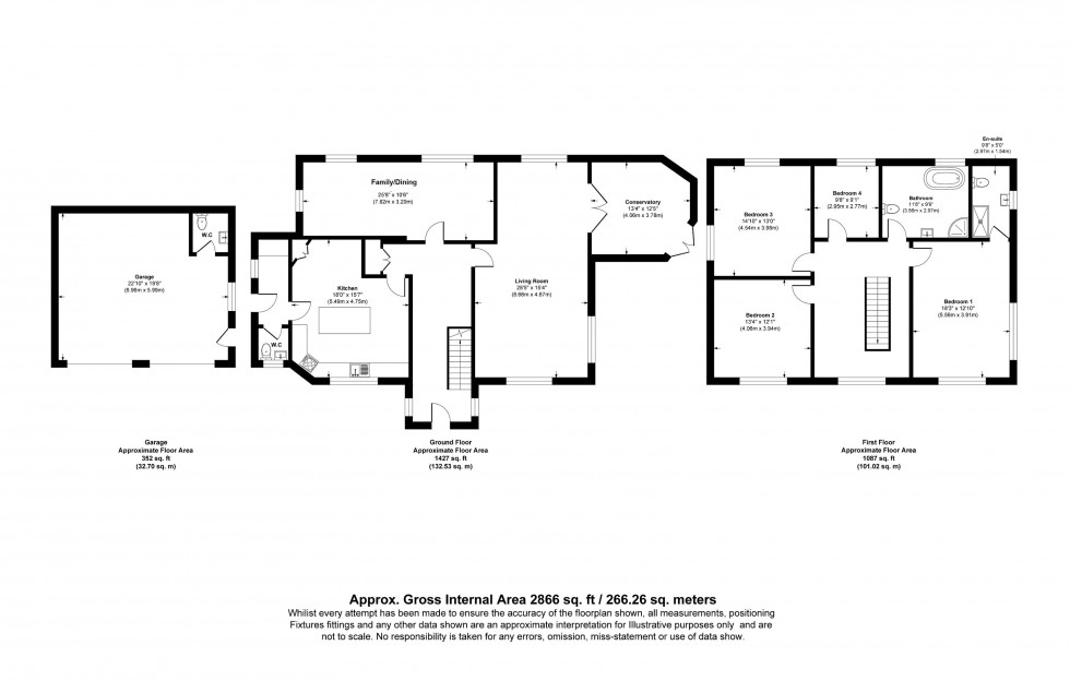 Floorplan for Westage Lane, Great Budworth