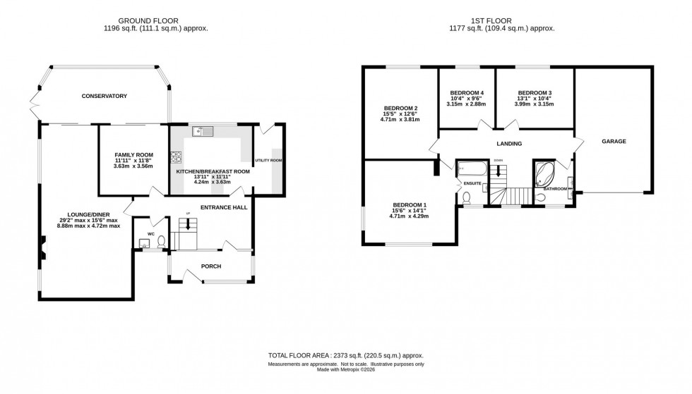 Floorplan for The Paddocks, Prestbury, SK10