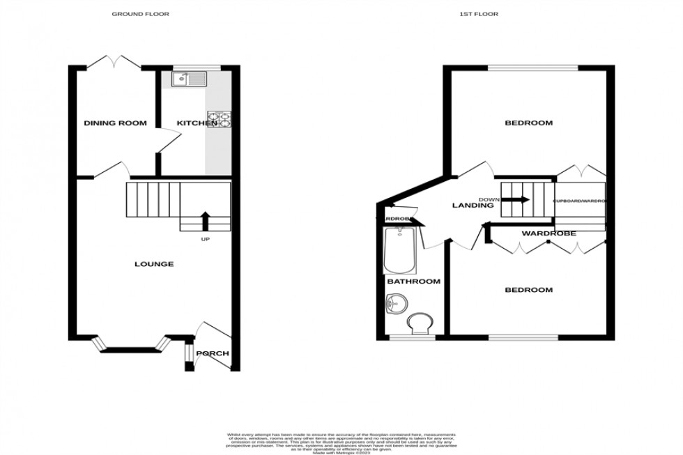 Floorplan for Chamberlain Drive, Wilmslow