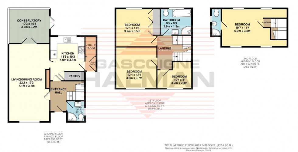 Floorplan for Royle Green Road, Northenden