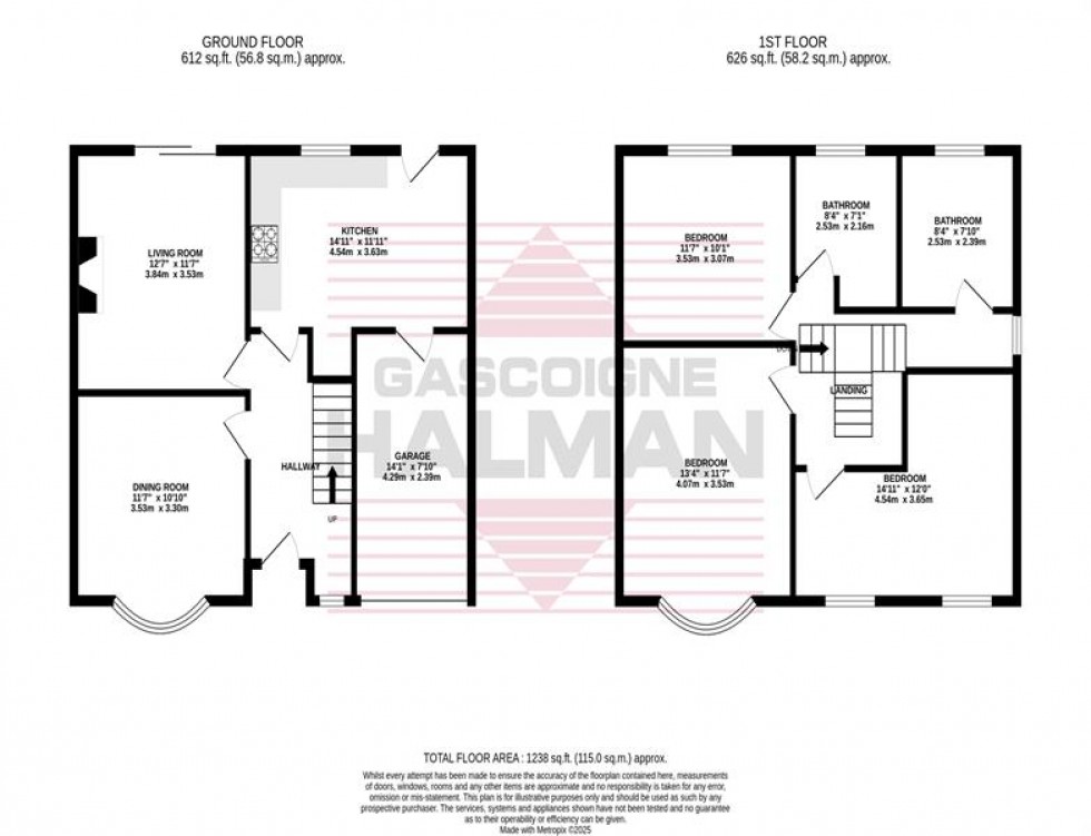 Floorplan for Parkway, Stockport
