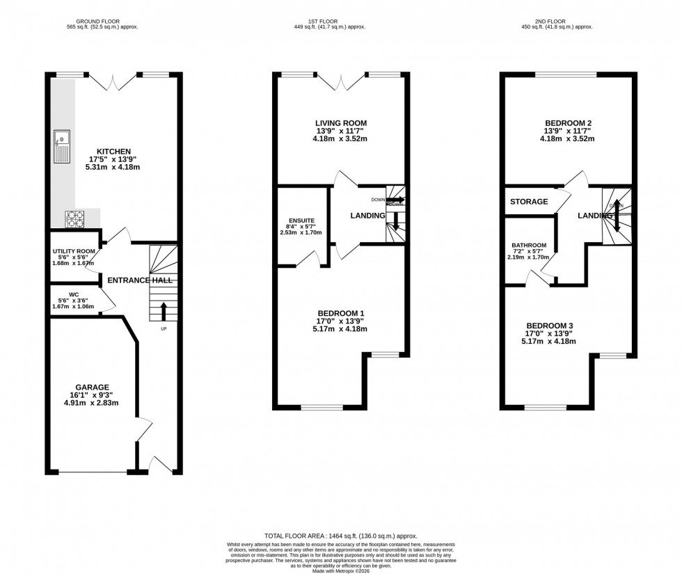 Floorplan for Bridge Meadow, Lymm, WA13