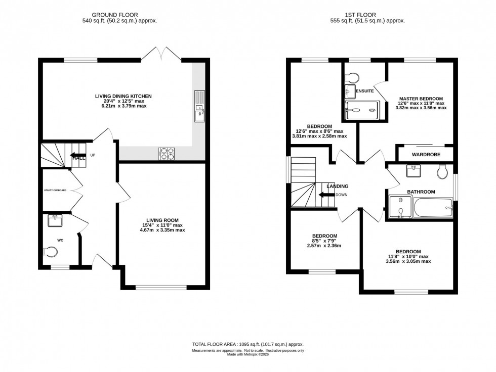Floorplan for Hyacinth Close, Holmes Chapel, CW4