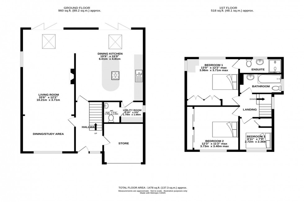 Floorplan for Grove Park, Knutsford, WA16