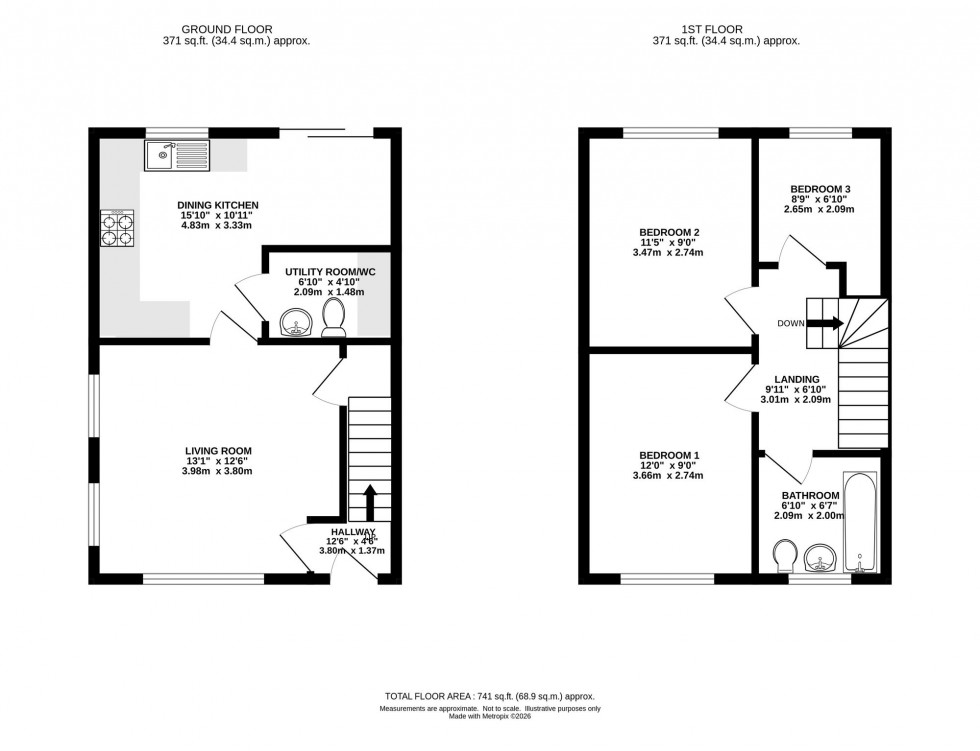 Floorplan for Gartmore Close, Northenden, M22