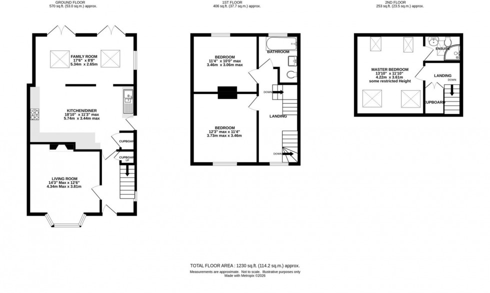 Floorplan for Twemlow Lane, Holmes Chapel, CW4