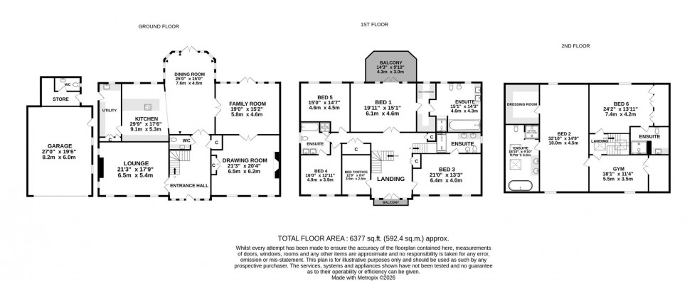 Floorplan for Eyebrook Road, Bowdon, WA14