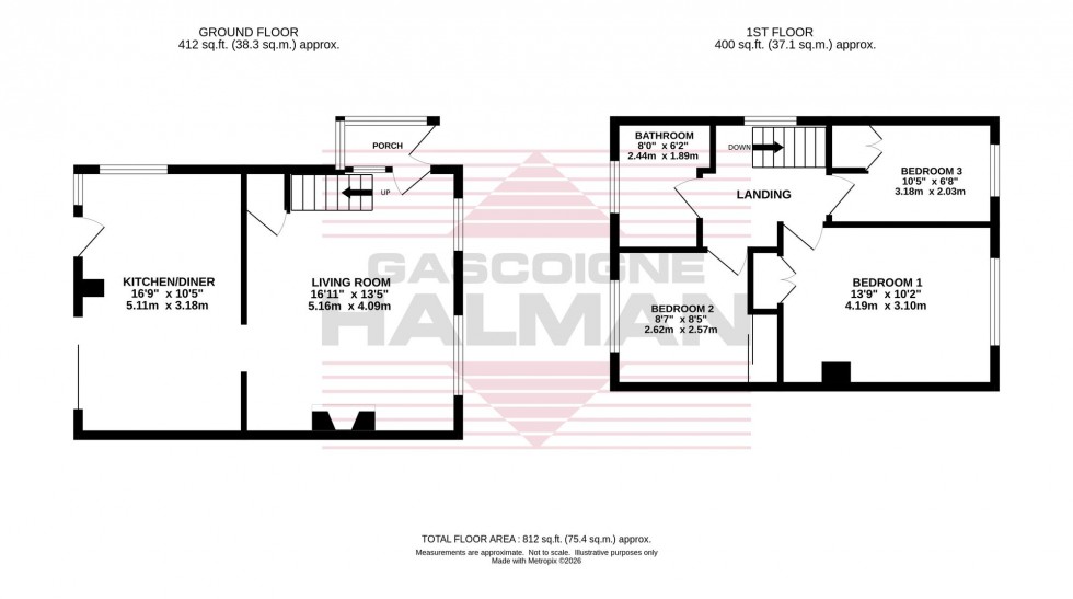 Floorplan for Yew Tree Park Road, Cheadle Hulme, SK8
