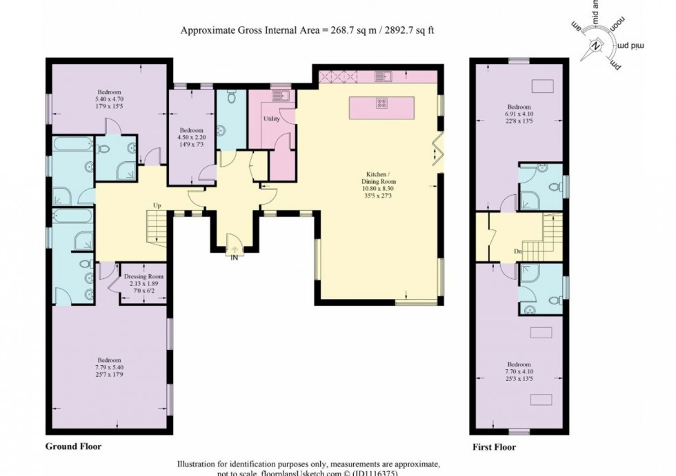 Floorplan for Sandy Brow Close, Tarporley Road, CW6