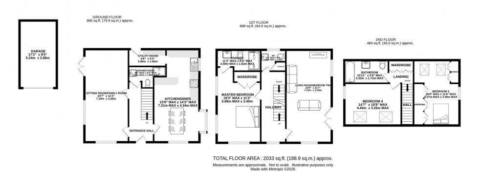 Floorplan for Avensbeck, West Timperley, WA14