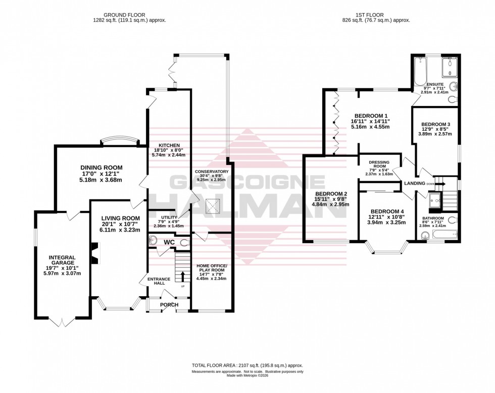 Floorplan for Ravenoak Park Road, Cheadle Hulme, SK8